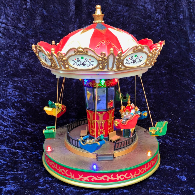 100330 LED Chain Carousel with Children
