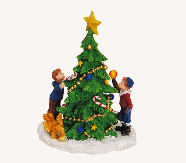 57420 Christmas tree with children
