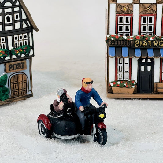 300145  Motorrad mit Beiwagen