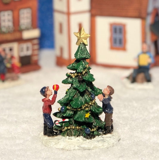 57420 Christmas tree with children