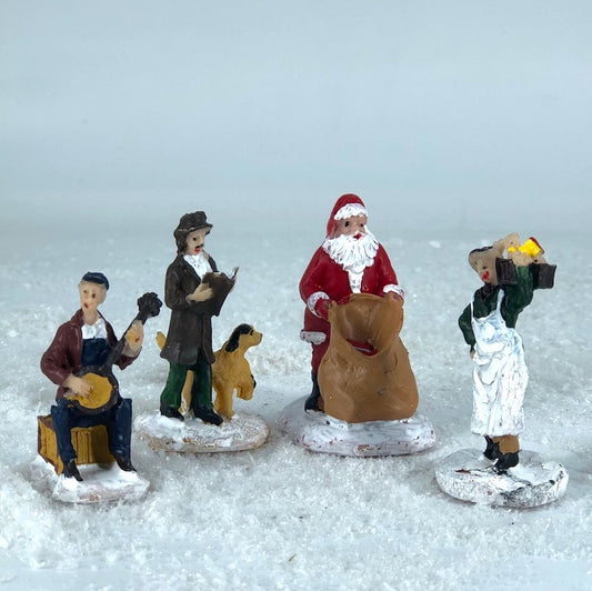 911730A Santa Claus with Christmas figures