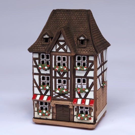 A229 half-timbered house with awning