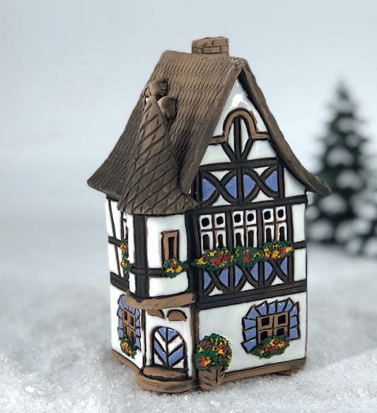 A018 Half-timbering with blue