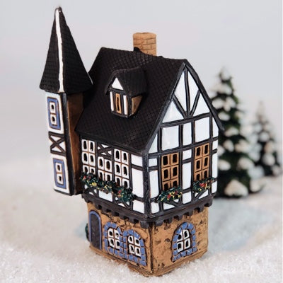 A506 Half-timbered house with tower