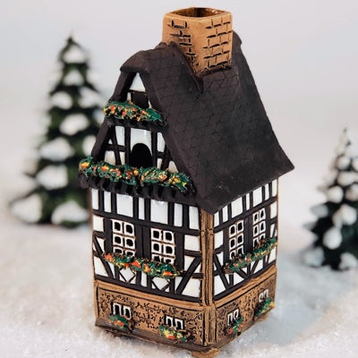 A514 half-timbered house