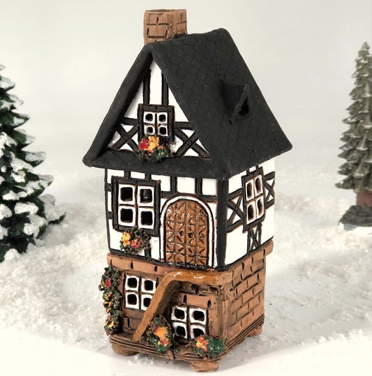 A520 Half-timbered house with stairs