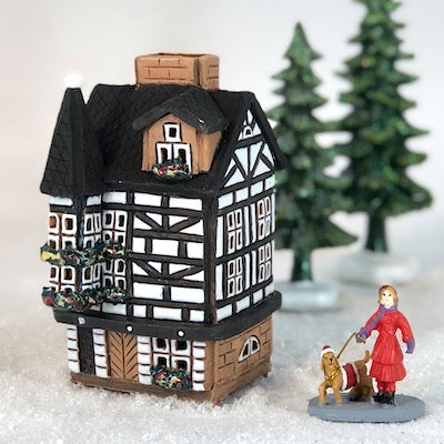 A205 Half-timbered house with turret