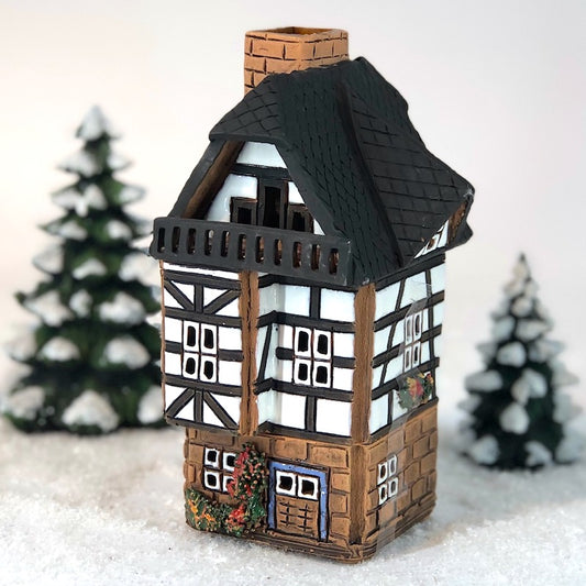 A504 Half-timbered house with bay window